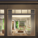 Architecture harmonieuse avec design intérieur