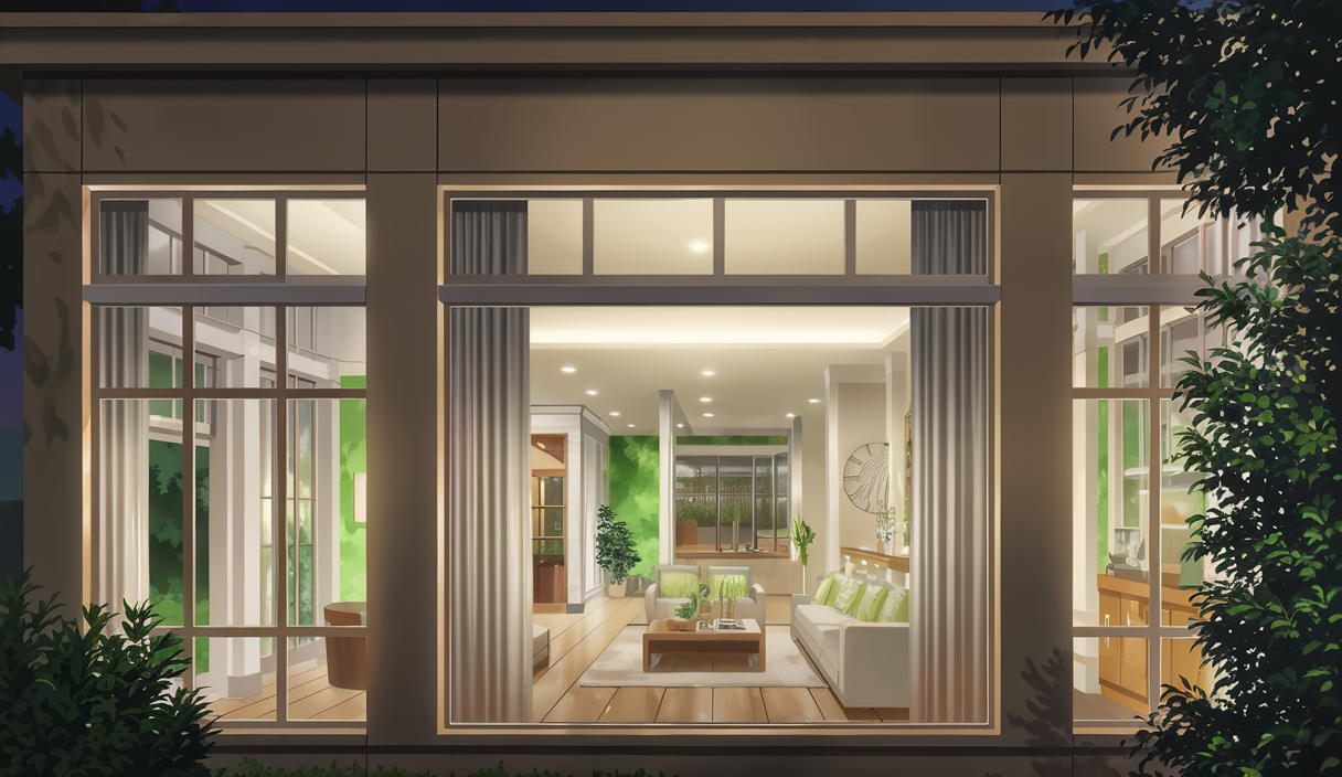 Architecture harmonieuse avec design intérieur