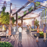 Architecture moderne des espaces publics