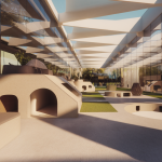 Architecture moderne intégrant espaces pour animaux de compagnie