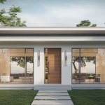 Architecture résidentielle moderne mêlant minimalisme et innovation