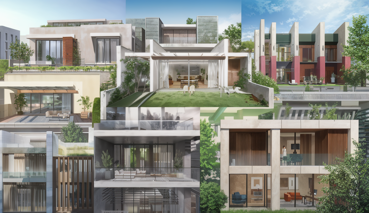 Architecture résidentielle moderne et innovante