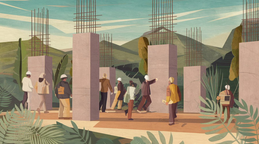 Visualisation des défis et alternatives de durabilité des matériaux de construction dans le Sud Global