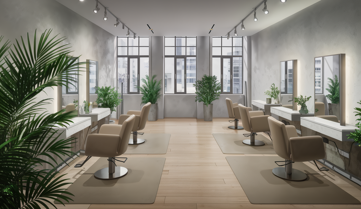 Salon contemporain avec design innovant et durable