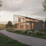 Maison familiale moderne et confortable dans un cadre naturel