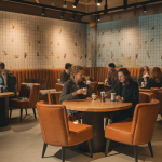 Design innovant du Starbucks Amsterdam Concept Shop