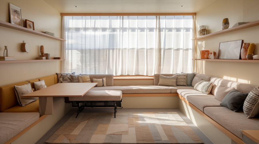 Image inspirante d'un petit espace familial magnifiquement aménagé