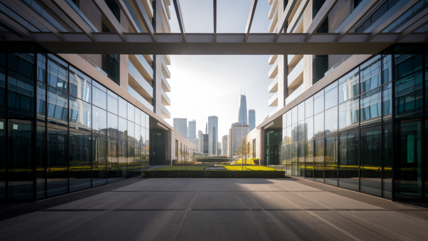 Scène de projets architecturaux résidentiels modernes et innovants