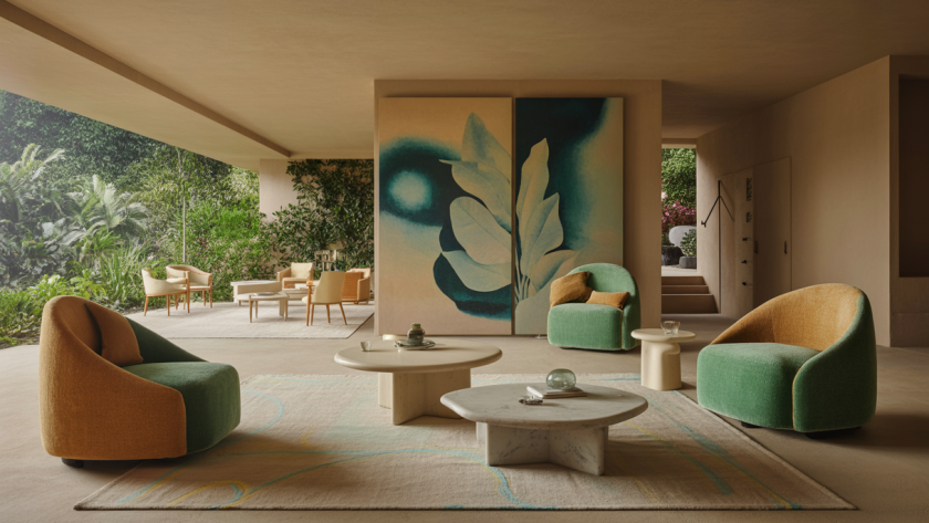 Design intérieur luxueux et personnalisé avec accent sur le bien-être