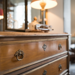 Renovated antique furniture with elegant transformation