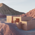 Habitat brutaliste inspiré par le désert de Baja California