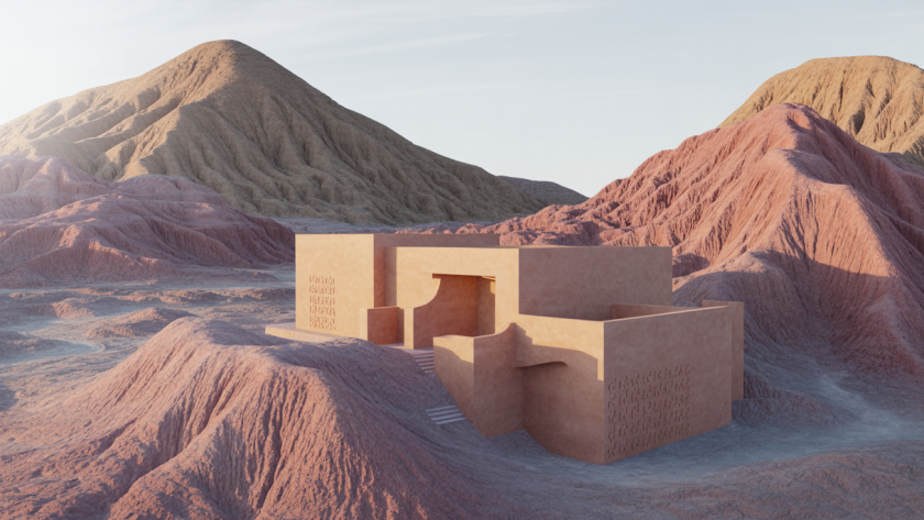 Habitat brutaliste inspiré par le désert de Baja California