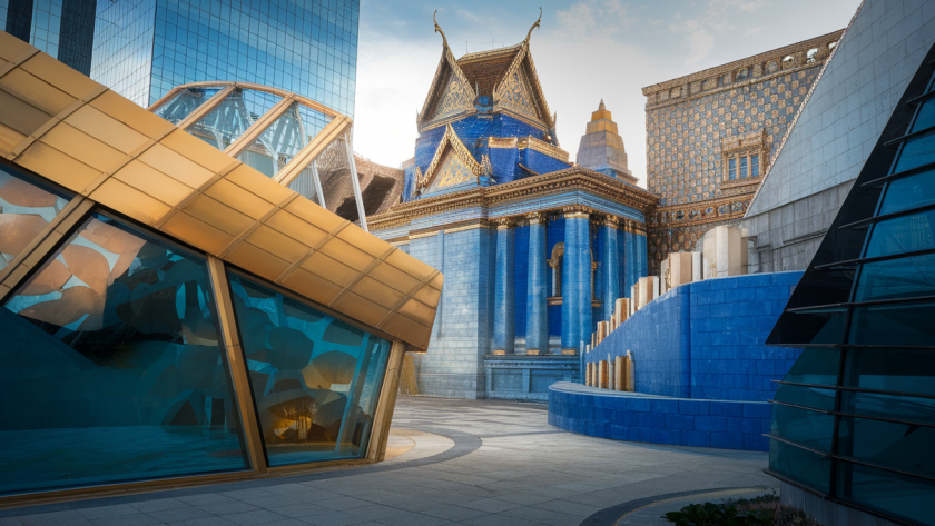 Illustration détaillée de projets architecturaux internationaux influençant le design contemporain