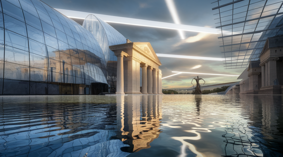 Une fusion innovante de design moderne et de tradition architecturale