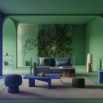 Architecture et design d'intérieur modernisés avec influences culturelles