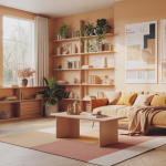 Image inspirante d'un intérieur transformé en 48 heures avec un mood board de décoration.