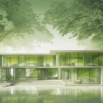 Architecture résidentielle innovante et luxueuse intégrée à la nature