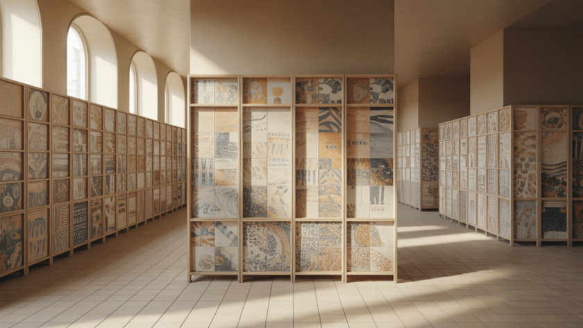 Illustration de tendances céramiques italiennes 2025