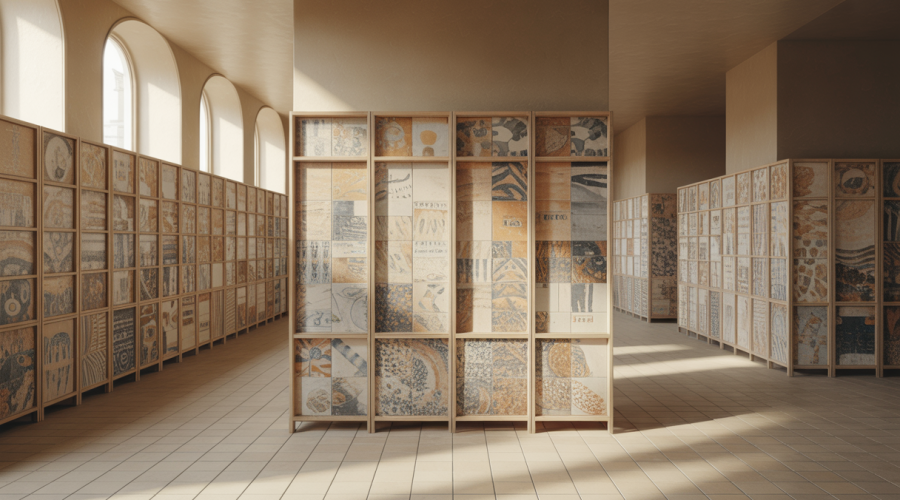 Illustration de tendances céramiques italiennes 2025