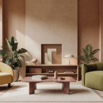 Intérieur minimaliste chaleureux avec tendances déco 2025