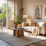 Aménagement de salon moderne et chaleureux en 2025