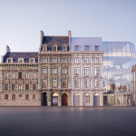 Transformation architecturale contemporaine intégrant innovation et réhabilitation historique.