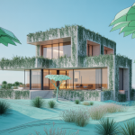 Une maison contemporaine durable au design minimaliste et créatif