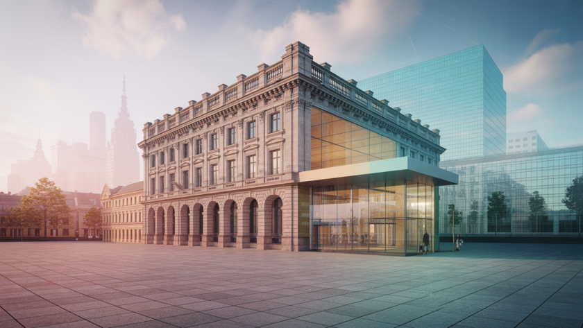 Rénovation architecturale de bâtiments historiques