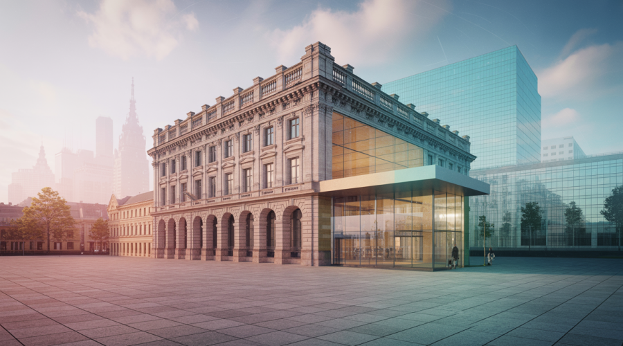 Rénovation architecturale de bâtiments historiques