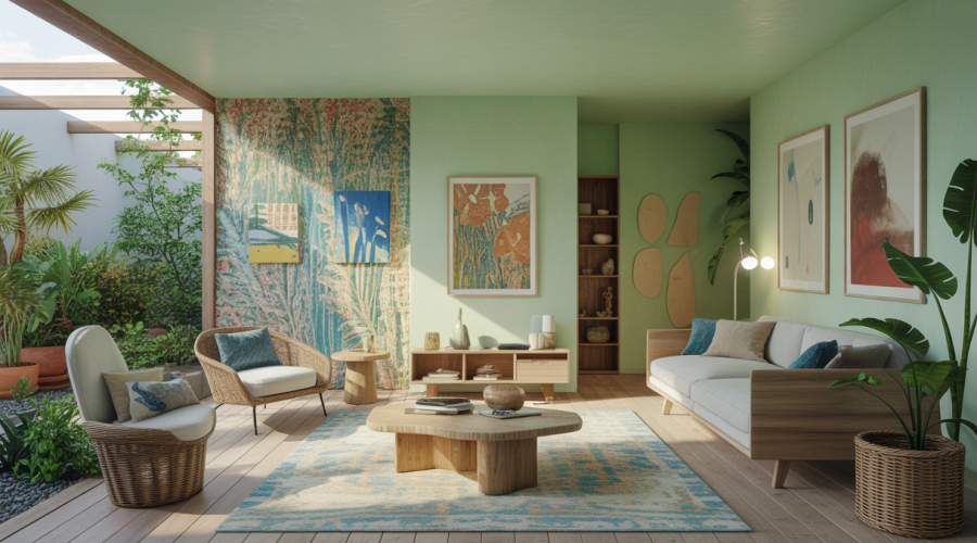 Design intérieur 2025 avec personnalisation et nature intégrée