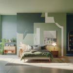 Design d'intérieur contemporain avec des éléments écologiques et technologiques de 2025