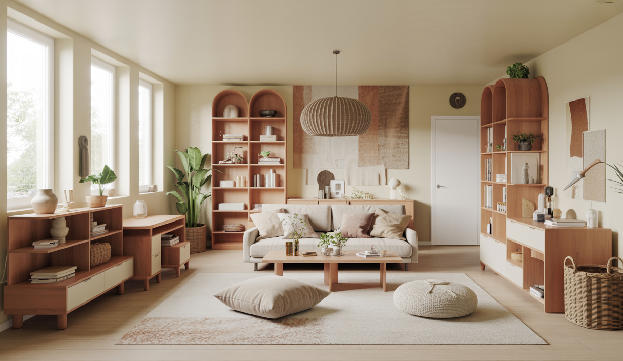 Design d'Intérieur Flexible et Esthétique pour Familles Modernes ...