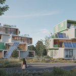 Habitat contemporain en 2025 alliant technologies numériques avancées et design modulaire durable et adaptable
