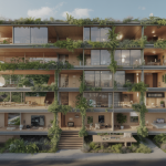 Espace de vie moderne et innovant en 2025 avec architecture durable, modulaire et technologies intégrées